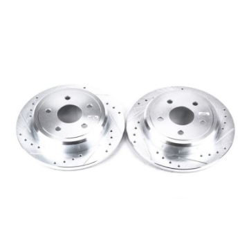 Picture of Power Stop 06-10 Jeep Commander Rear Evolution Drilled & Slotted Rotors - Pair