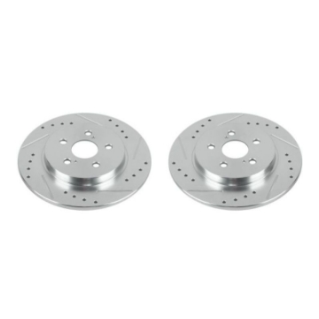 Picture of Power Stop 11-17 Lexus CT200h Rear Evolution Drilled & Slotted Rotors - Pair