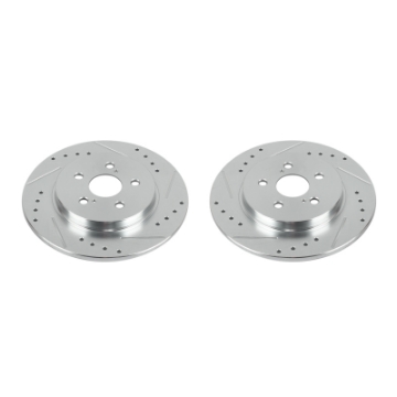 Picture of Power Stop 11-17 Lexus CT200h Rear Evolution Drilled & Slotted Rotors - Pair
