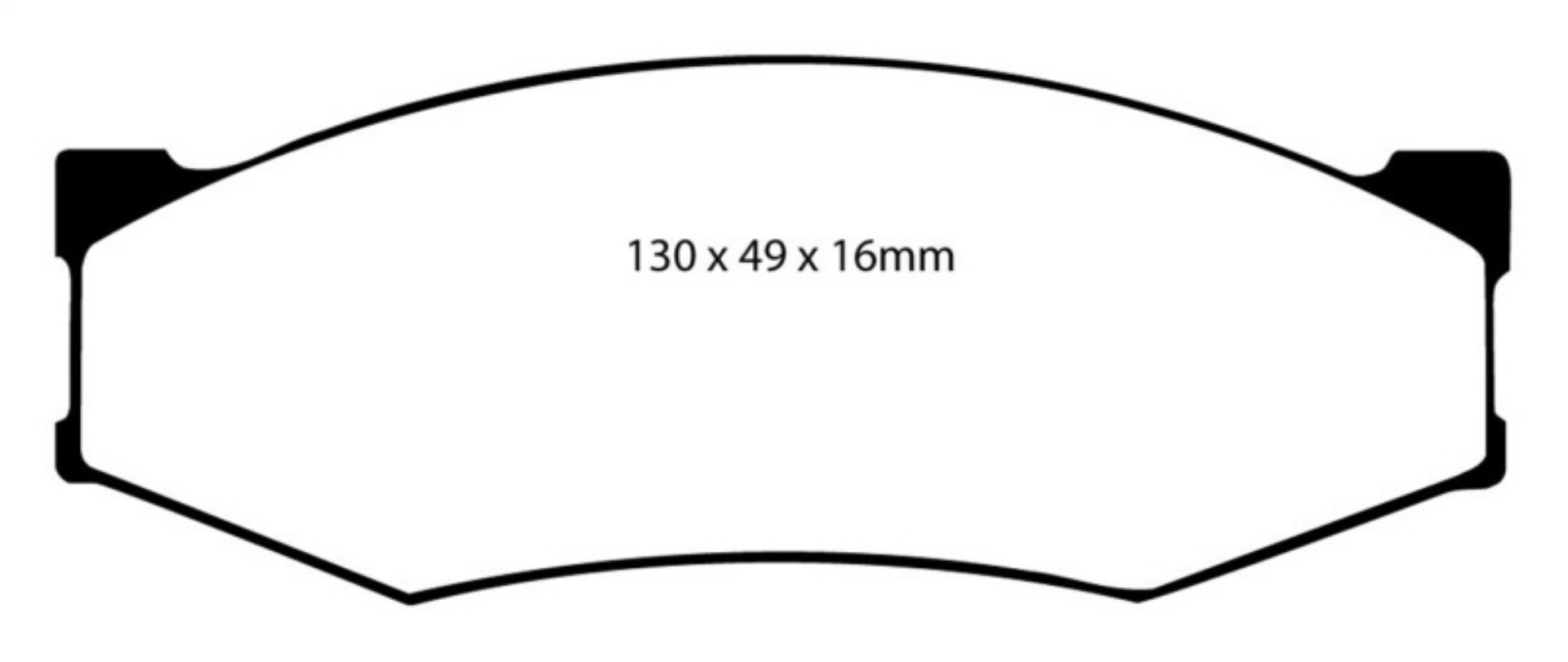 Picture of EBC 90-93 Infiniti M30 3-0 Redstuff Front Brake Pads