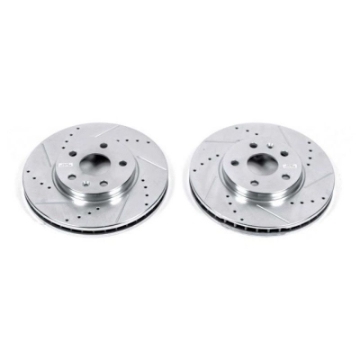 Picture of Power Stop 08-14 Cadillac CTS Front Evolution Drilled & Slotted Rotors - Pair