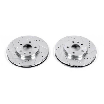 Picture of Power Stop 08-14 Cadillac CTS Front Evolution Drilled & Slotted Rotors - Pair