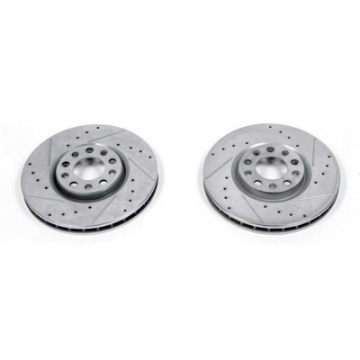 Picture of Power Stop 15-17 Chrysler 200 Front Evolution Drilled & Slotted Rotors - Pair
