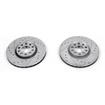 Picture of Power Stop 15-17 Chrysler 200 Front Evolution Drilled & Slotted Rotors - Pair