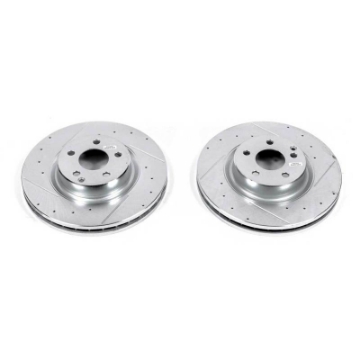 Picture of Power Stop 2006 Mercedes-Benz CLS500 Front Evolution Drilled & Slotted Rotors - Pair