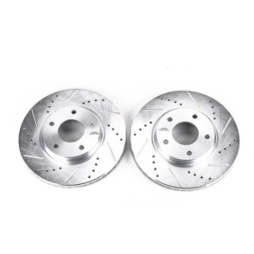Picture of Power Stop 03-04 Infiniti M45 Front Evolution Drilled & Slotted Rotors - Pair
