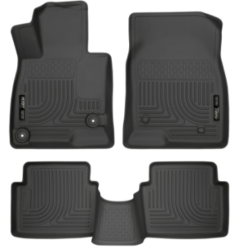 Picture of Husky Liners WeatherBeater 14 Mazda 3 Hatch&Sedan Front & Second Row Black Floor Liners