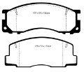 Picture of EBC 90-93 Toyota Previa Rear Drums Ultimax2 Front Brake Pads