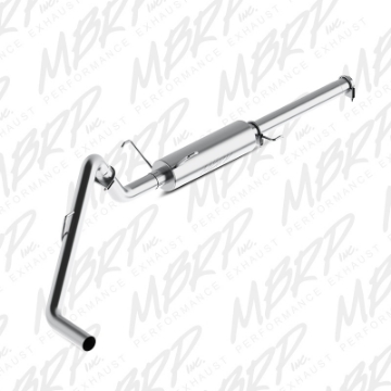 Picture of MBRP 2004-2005 Dodge Ram Hemi 1500 5-7L SC-CC-SB Cat Back Single Side AL P Series Exhaust