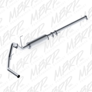 Picture of MBRP 2004-2008 Ford F150 EC-CC-SB 3in Cat Back Single Side AL P Series Exhaust
