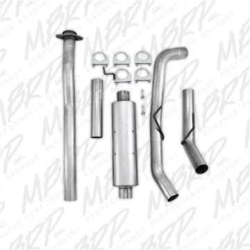 Picture of MBRP 2011-2014 Ford F150 V6 EcoBoost 3in Cat Back Single Side AL P Series Exhaust