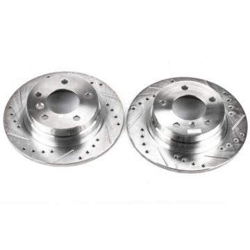Picture of Power Stop 92-98 BMW 318i Rear Evolution Drilled & Slotted Rotors - Pair
