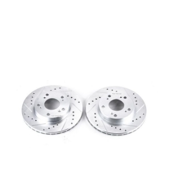 Picture of Power Stop 02-06 Acura RSX Front Evolution Drilled & Slotted Rotors - Pair