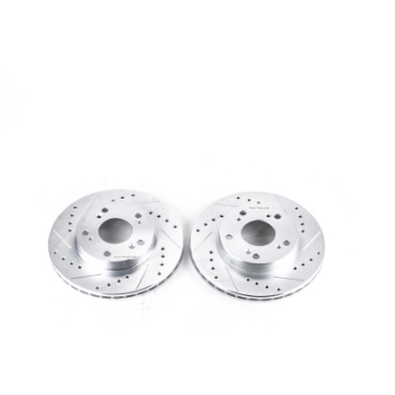 Picture of Power Stop 02-06 Acura RSX Front Evolution Drilled & Slotted Rotors - Pair