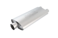 Picture of Borla Universal Center-Dual Oval 3in In-2-25in Out 19in x 4in x 9-5in Notched PRO-XS Muffler