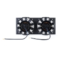 Picture of Mishimoto Universal 17in- Heavy-Duty Oil Cooler Fan Shroud - Micro Wrinkle Black