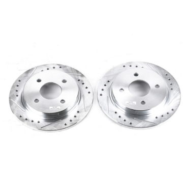 Picture of Power Stop 14-19 Ford Fiesta Rear Evolution Drilled & Slotted Rotors - Pair