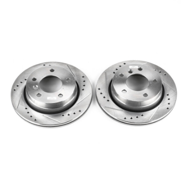Picture of Power Stop 2000 BMW 323Ci Rear Evolution Drilled & Slotted Rotors - Pair