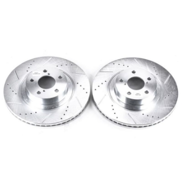 Picture of Power Stop 05-06 Saab 9-2X Front Evolution Drilled & Slotted Rotors - Pair