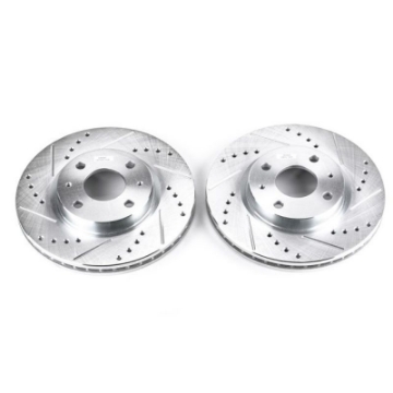 Picture of Power Stop 08-11 Ford Focus Front Evolution Drilled & Slotted Rotors - Pair