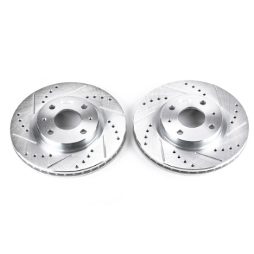 Picture of Power Stop 08-11 Ford Focus Front Evolution Drilled & Slotted Rotors - Pair