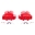 Picture of Power Stop 2006 BMW 325i Front Red Calipers w-Brackets - Pair