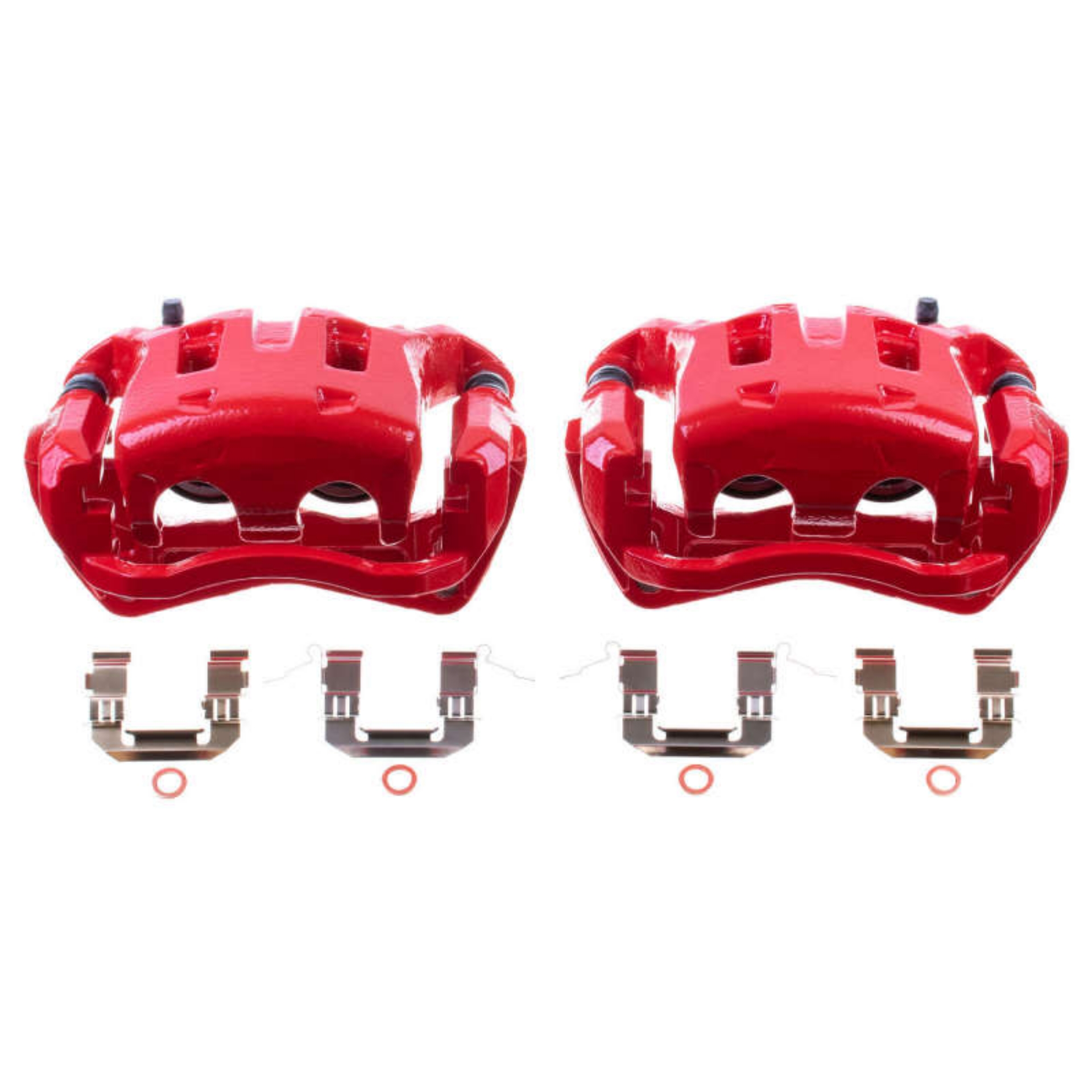 Picture of Power Stop 08-11 Nissan Pathfinder Front Red Calipers w-Brackets - Pair