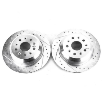 Picture of Power Stop 18-19 Jeep Wrangler Rear Evolution Drilled & Slotted Rotors - Pair