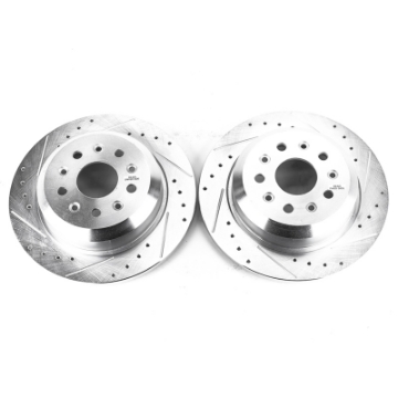 Picture of Power Stop 18-19 Jeep Wrangler Rear Evolution Drilled & Slotted Rotors - Pair