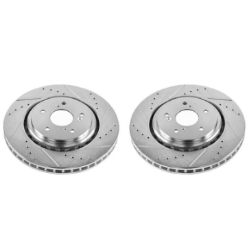 Picture of Power Stop 14-16 Acura MDX Front Evolution Drilled & Slotted Rotors - Pair