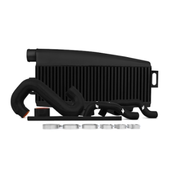 Picture of Mishimoto Subaru 02-07 WRX-04-07 STi Top-Mount Intercooler Kit - Powder Coated Black & Black Hoses