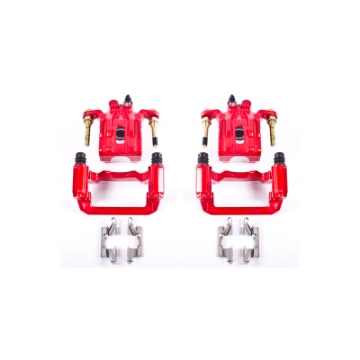 Picture of Power Stop 05-12 Nissan Pathfinder Rear Red Calipers w-Brackets - Pair