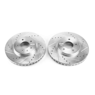 Picture of Power Stop 09-11 Cadillac STS Front Evolution Drilled & Slotted Rotors - Pair