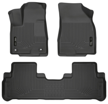 Picture of Husky Liners 14 Toyota Highlander Weatherbeater Black Front & 2nd Seat Floor Liners