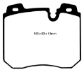 Picture of EBC 90-95 BMW 750iL 5-0 E32 Redstuff Front Brake Pads