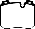 Picture of EBC 90-95 BMW 750iL 5-0 E32 Yellowstuff Front Brake Pads