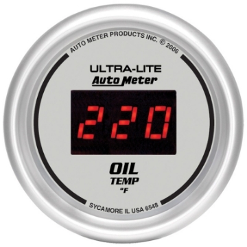 Picture of Autometer Ultra-Lite 52MM 0-340 Deg F Digital Oil Temperature