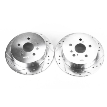 Picture of Power Stop 04-06 Lexus RX330 Rear Evolution Drilled & Slotted Rotors - Pair