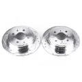 Picture of Power Stop 90-01 Acura Integra Rear Evolution Drilled & Slotted Rotors - Pair