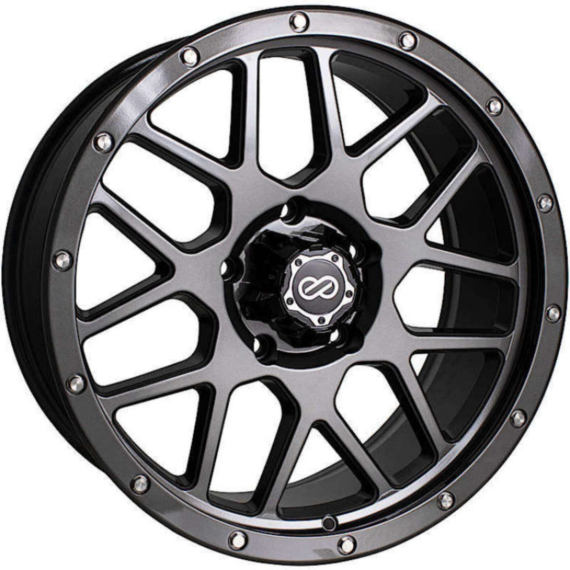 Picture of Enkei Matrix 18x9 6x139-7 10mm Offset 108mm Bore Gunmetal Wheel