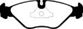 Picture of EBC 90-98 Saab 9000 2-0 Ultimax2 Front Brake Pads