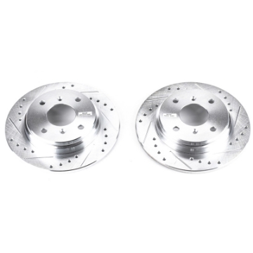 Picture of Power Stop 86-88 Acura Legend Rear Evolution Drilled & Slotted Rotors - Pair
