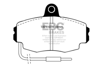 Picture of EBC 91+ Renault Clio Greenstuff Front Brake Pads