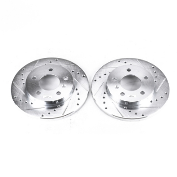 Picture of Power Stop 05-09 Buick Allure Rear Evolution Drilled & Slotted Rotors - Pair