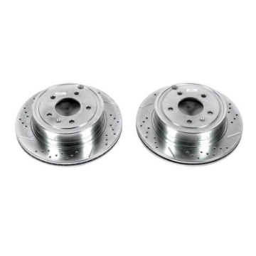 Picture of Power Stop 12-15 Chevrolet Captiva Sport Rear Evolution Drilled & Slotted Rotors - Pair