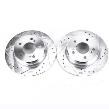 Picture of Power Stop 04-08 Chrysler Crossfire Rear Evolution Drilled & Slotted Rotors - Pair