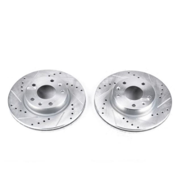 Picture of Power Stop 02-05 Land Rover Freelander Front Evolution Drilled & Slotted Rotors - Pair