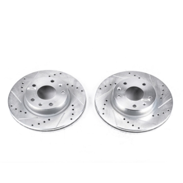 Picture of Power Stop 02-05 Land Rover Freelander Front Evolution Drilled & Slotted Rotors - Pair
