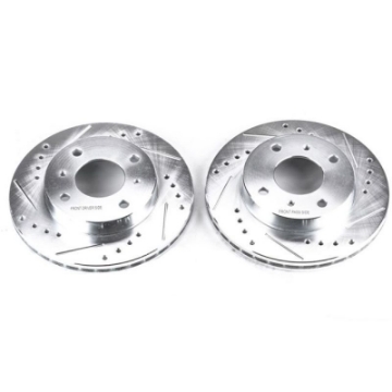 Picture of Power Stop 91-96 Infiniti G20 Front Evolution Drilled & Slotted Rotors - Pair