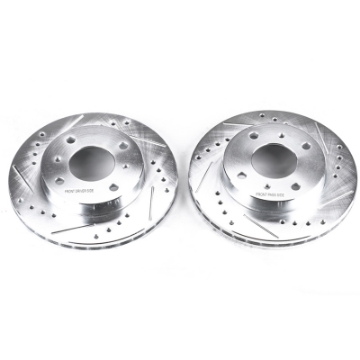 Picture of Power Stop 91-96 Infiniti G20 Front Evolution Drilled & Slotted Rotors - Pair